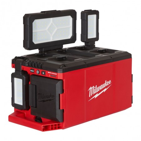 Lampa akumulatorowa 18V Milwaukee PACKOUT z ładowarką M18 POALC-0