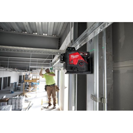 Laser krzyżowy zielony 3 x 360° 12V Milwaukee M12 3PL-0C