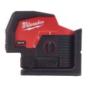 Laser zielony krzyżowy liniowo-punktowy Milwaukee M12CLLP-0C