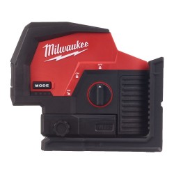 Laser zielony krzyżowy liniowo-punktowy Milwaukee M12CLLP-0C
