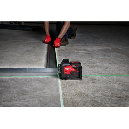 Laser zielony 3-płaszczyznowy 360° Milwaukee M12-3PL-401C
