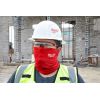 Maska z ochroną na nos, usta i szyję Milwaukee NGFM-R, czerwona