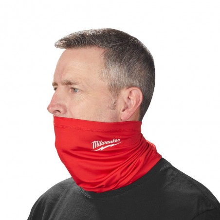 Maska z ochroną na nos, usta i szyję Milwaukee NGFM-R, czerwona