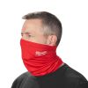 Maska z ochroną na nos, usta i szyję Milwaukee NGFM-R, czerwona