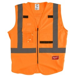 Kamizelka odblaskowa pomarańczowa Milwaukee 2XL/3XL