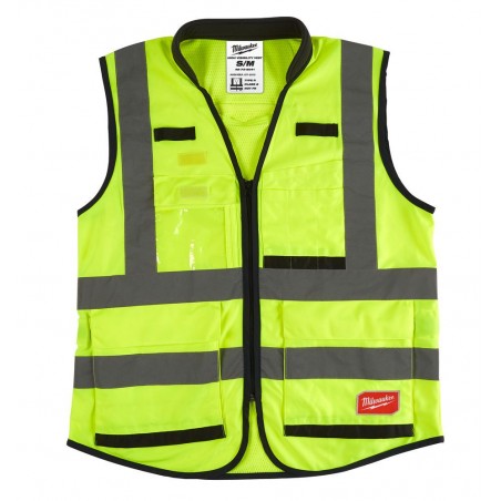 Kamizelka odblaskowa PREMIUM żółta Milwaukee S/M