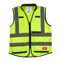 Kamizelka odblaskowa PREMIUM żółta Milwaukee L/XL
