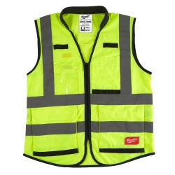 Kamizelka odblaskowa PREMIUM żółta Milwaukee 2XL/3XL