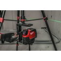 Laser zielony krzyżowy liniowo-punktowy 12V Milwaukee M12 CLLP-301C