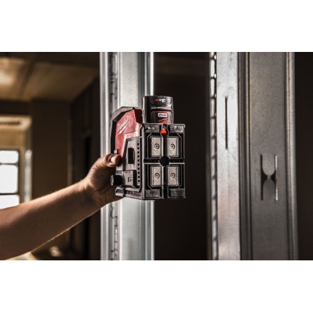 Laser zielony krzyżowy liniowo-punktowy 12V Milwaukee M12 CLLP-301C