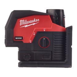 Laser zielony krzyżowy liniowo-punktowy 12V Milwaukee M12 CLLP-301C