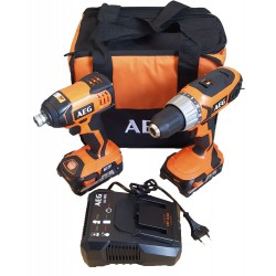 Zestaw PowerPack 18V AEG Wkrętarka + Zakrętarka udarowa JP18U2-202B