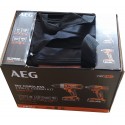 Zestaw PowerPack 18V AEG Wkrętarka + Zakrętarka udarowa JP18U2-202B
