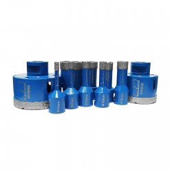 Zestaw koronek diamentowych 6-14 mm + Hydronetka 2L + Prowadnica 4-83 mm