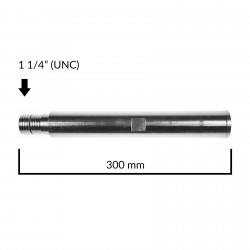 Przedłużka aluminiowa 1 1/4" UNC 200 mm TITANIUM
