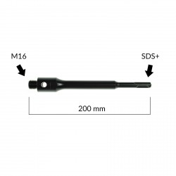 Adapter M16/SDS+ 200 mm TITANIUM