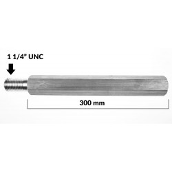 Przedłużka aluminiowa 1 1/4" UNC 200 mm TITANIUM