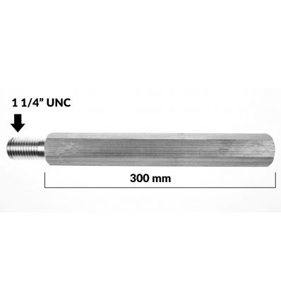 Przedłużka aluminiowa 1 1/4" UNC 300 mm TITANIUM