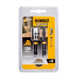 Zestaw końcówek wkrętarskich Torx T20 DeWalt DT70537T, 3 el.