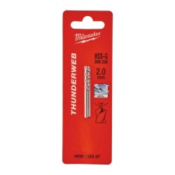 Wiertło do metalu 2x49 mm Milwaukee HSS-G Thunderweb