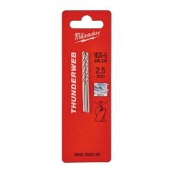 WIERTŁA DO METALU Ø DO 5 MM - 10 SZTUK  HSS-R - DIN 338