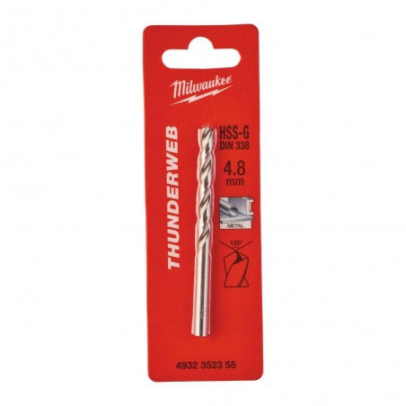 WIERTŁA DO METALU Ø DO 5 MM - 10 SZTUK  HSS-R - DIN 338