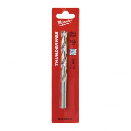 WIERTŁA DO METALU Ø DO 5 MM - 10 SZTUK  HSS-R - DIN 338