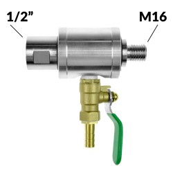 Adapter obrotowy do wiercenia na mokro 1/2 wew. - M16 zew. TITANIUM