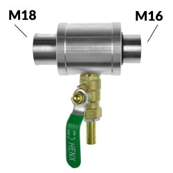 Adapter obrotowy do wiercenia na mokro 1/2 wew. - M16 zew. TITANIUM