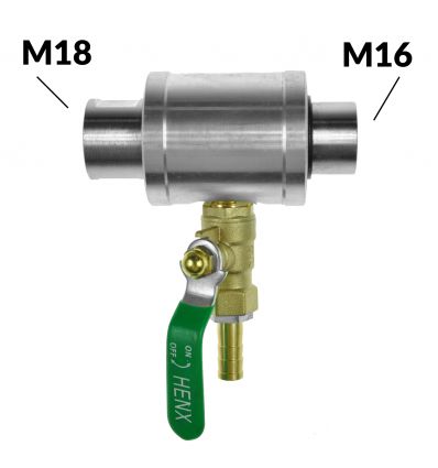 Adapter obrotowy do wiercenia na mokro M18 wew. - M16 wew. TITANIUM