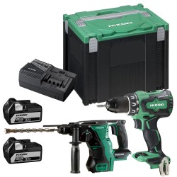 Zestaw elektronarzędzi 18V HiKOKI KC18DRBL WDZ