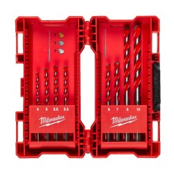 Zestaw wierteł udarowych do betonu Milwaukee PREMIUM 4-10 mm, 8 szt.