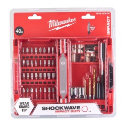 Zestaw bitów Milwaukee Shockwave Impact Duty