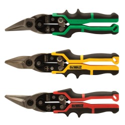 Nożyce precyzyjne do blachy DeWalt ERGO, 3 szt