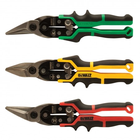 Nożyce precyzyjne do blachy DeWalt ERGO, 3 szt