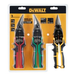 Nożyce precyzyjne do blachy DeWalt ERGO, 3 szt