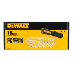 Zestaw kluczy płasko-oczkowych z grzechotką DeWalt DWMT19261-0, 7 szt.