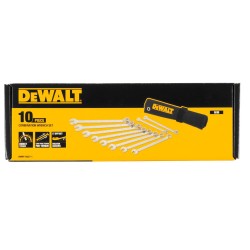 Zestaw kluczy płasko-oczkowych DeWalt DWMT19227-1, 10 szt.