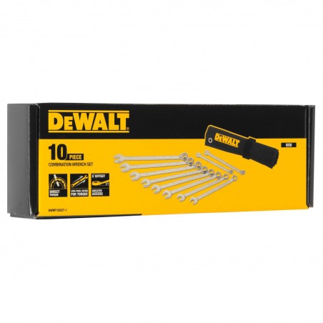 Zestaw kluczy płasko-oczkowych z grzechotką DeWalt DWMT19261-0, 7 szt.
