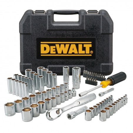 Zestaw nasadek 1/4" i 3/8" z akcesoriami DeWalt DWMT81531-1, 84 elementy