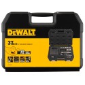 Zestaw nasadek 1/4" z grzechotką DeWalt DWMT19238-1, 37 elementów