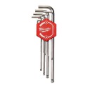 Zestaw kluczy imbusowych Hex Milwaukee, 9 szt.