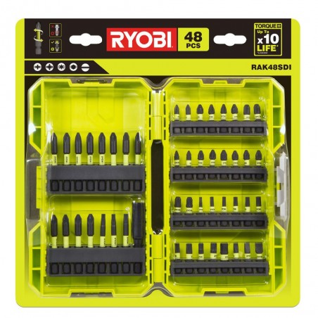 Zestaw bitów TORQUE Ryobi RAK48SDI, 48 szt.