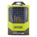Zestaw wierteł i bitów Ryobi RAK46MIXC, 46 szt.