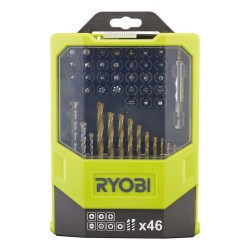 Zestaw wierteł i bitów Ryobi RAK46MIXC, 46 szt.