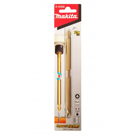 Podwójna końcówka wkrętakowa IG PZ2 150 mm Makita B-45288