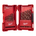 Zestaw wierteł do metalu 1 - 10 mm HSS-G Co Milwaukee, 19 szt.