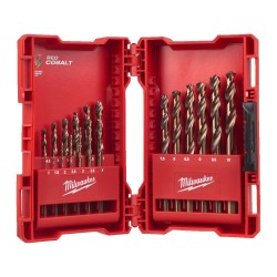 Zestaw wierteł do metalu 1 - 10 mm HSS-G Co Milwaukee, 19 szt.