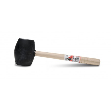 Młotek gumowy czarny 500g Rubi