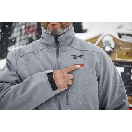 Kurtka podgrzewana szara 12V Milwaukee Premium M12 HJGREY5-0 (L)